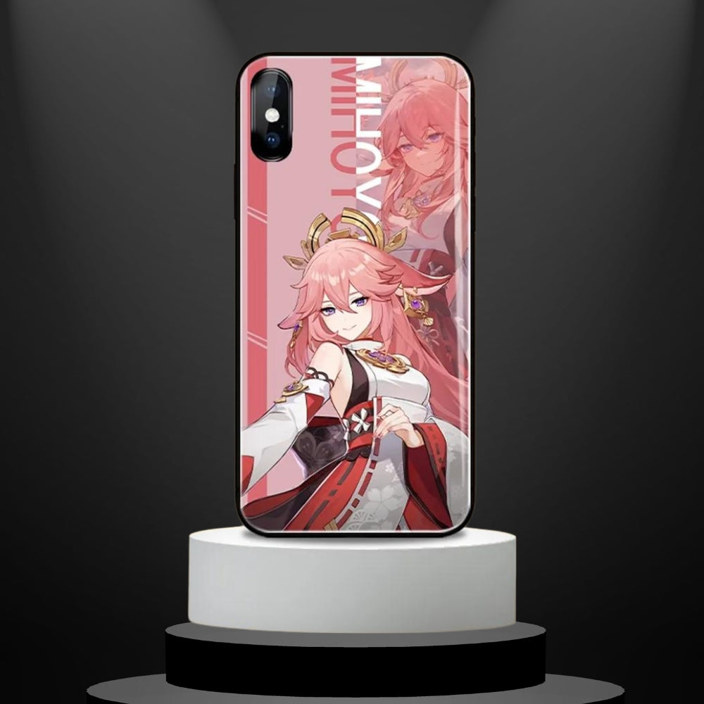 YAE MIKO LED Protection Case - Genshin Impact