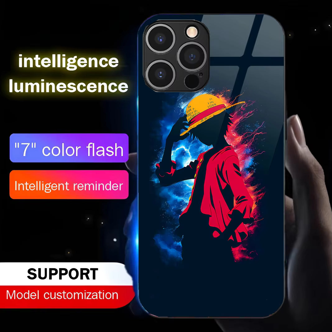 Coque de téléphone Luffy One Piece à led - UnitGeeK