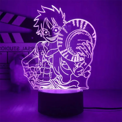 Lampe d'ambiance acrylique LUFFY - One Piece