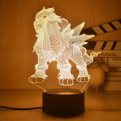 Lampe d'ambiance led ENTEI 3D - Pokémon