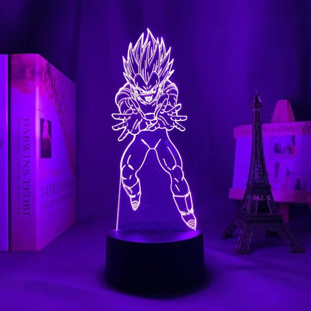 VEGETA 3D acrylic mood lamp - Dragon Ball