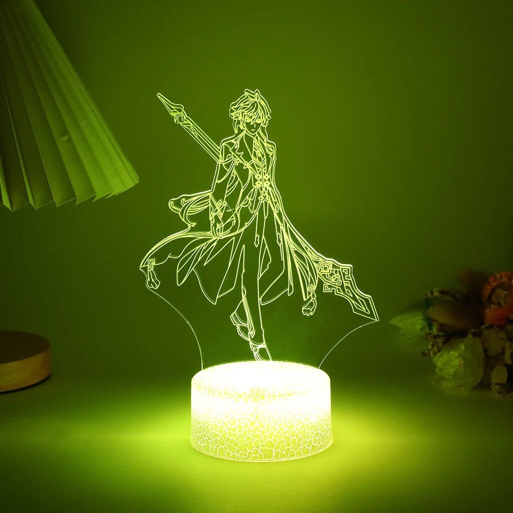 ZHONGLI 3D LED acrylic mood lamp - Genshin Impact