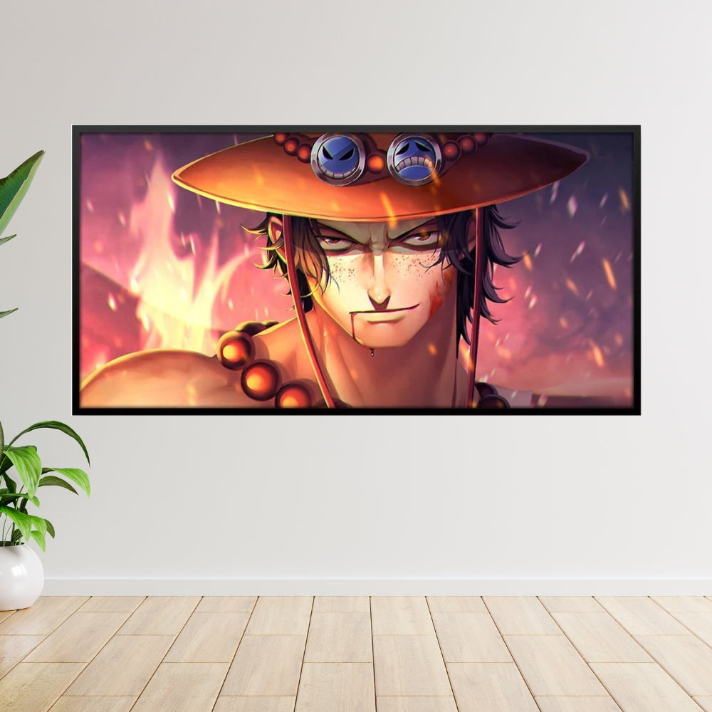Poster on Large Canvas ACE - One Piece
