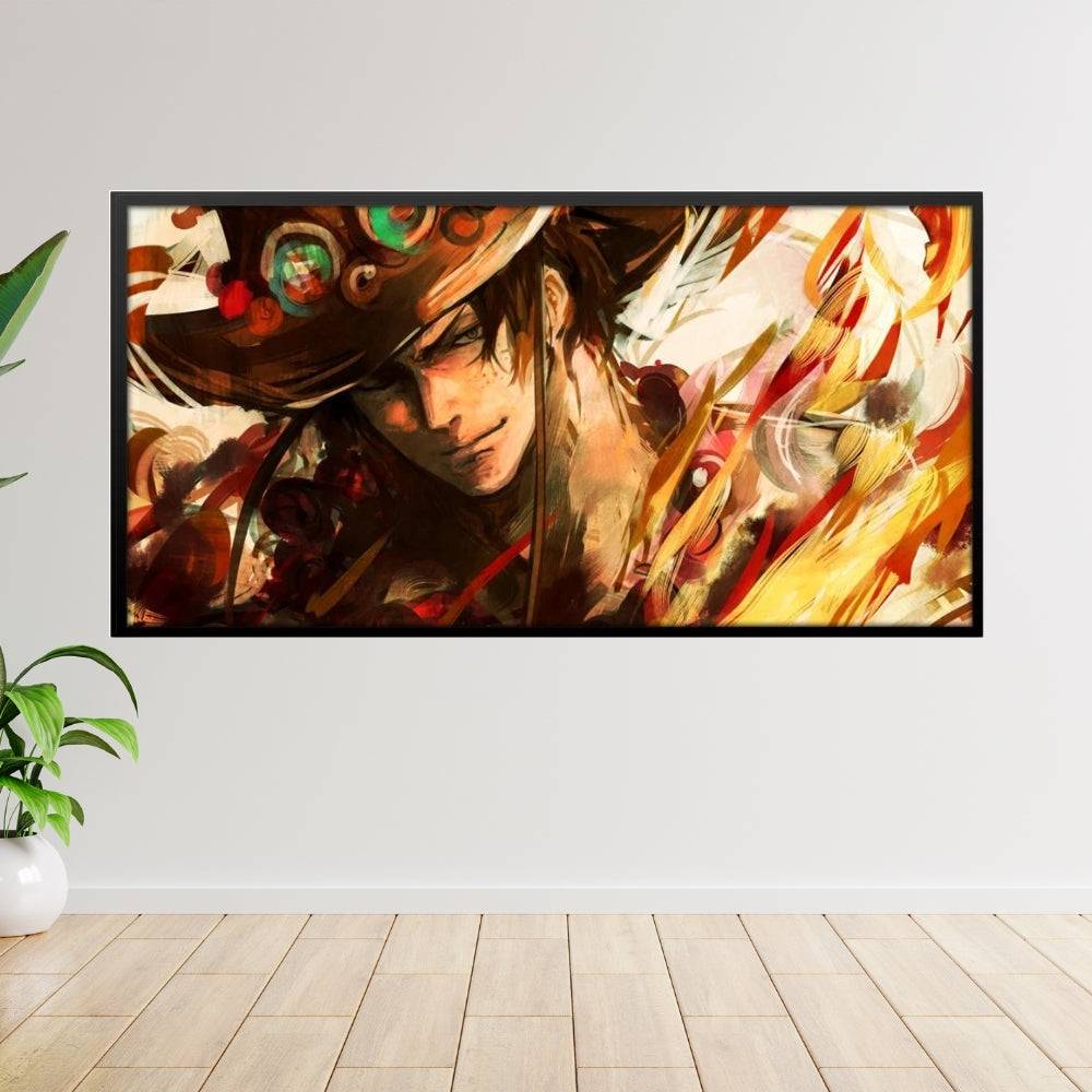 Poster on Large Canvas ACE - One Piece