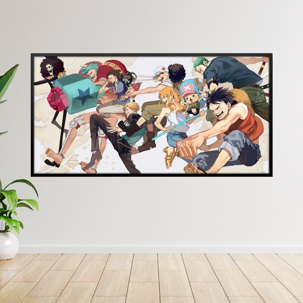 Poster sur Toile large EQUIPAGE LUFFY - One Piece