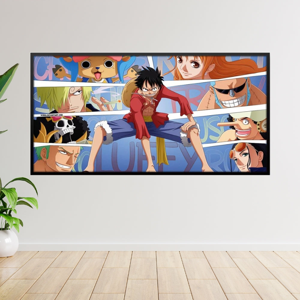 Poster sur Toile large LUFFY - One Piece