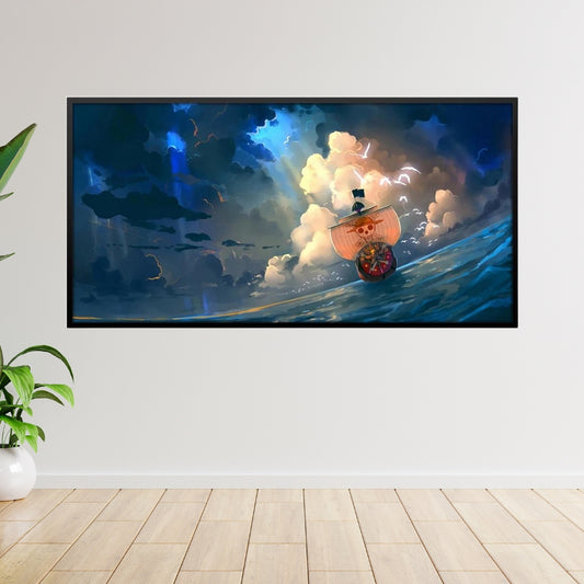 Poster on Large Canvas THOUNSAND SUNNY - One Piece