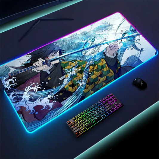 Tapis de souris led GIYU TOMIOKA - Demon Slayer