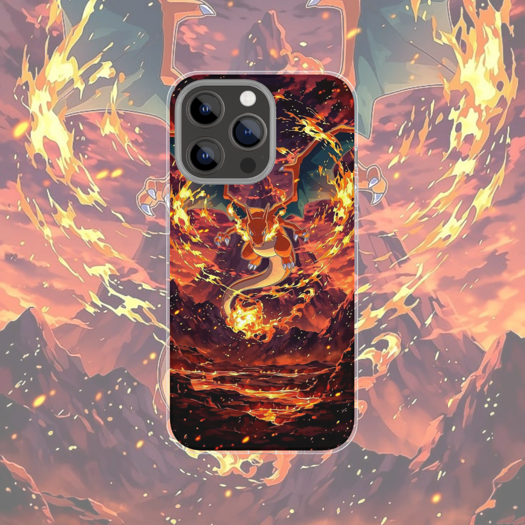 Coque de téléphone Dracaufeu Pokémon en silicone - UnitGeeK