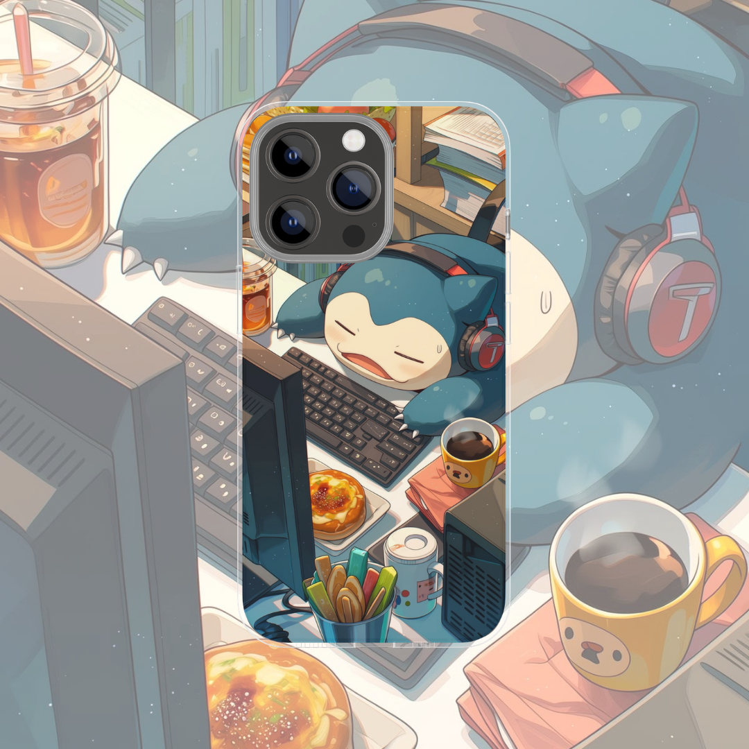 Coque de téléphone Ronflex Pokémon en silicone - UnitGeeK