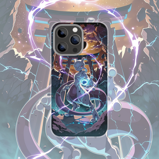 Coque de téléphone Mewtwo Pokémon en silicone - UnitGeeK