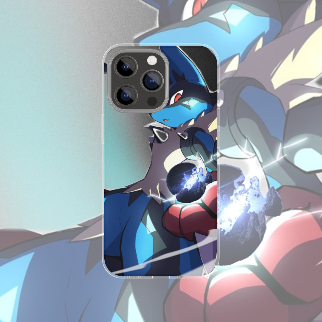 Coque de téléphone Lucario Pokémon en silicone - UnitGeeK