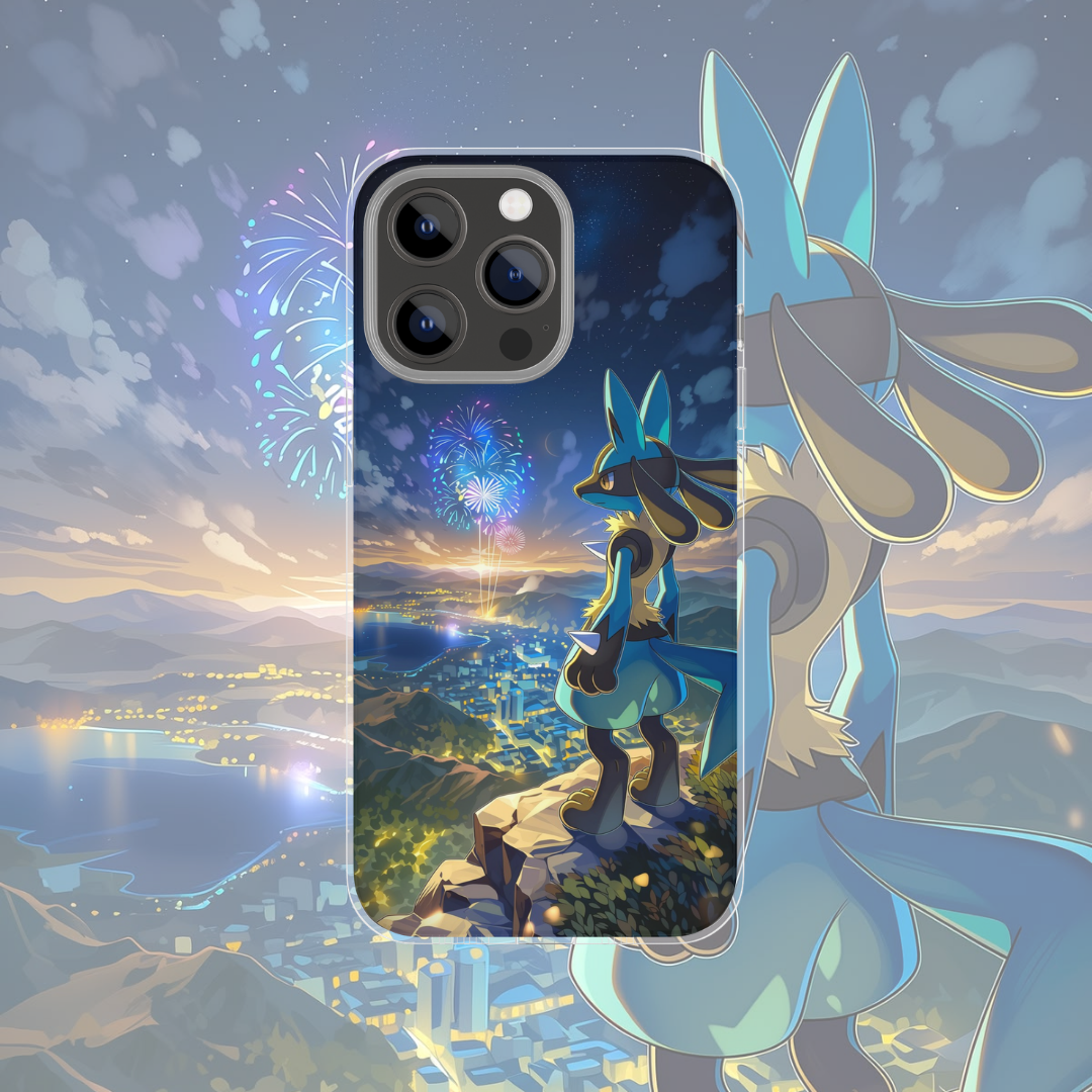 Coque de téléphone Lucario Pokémon en silicone - UnitGeeK