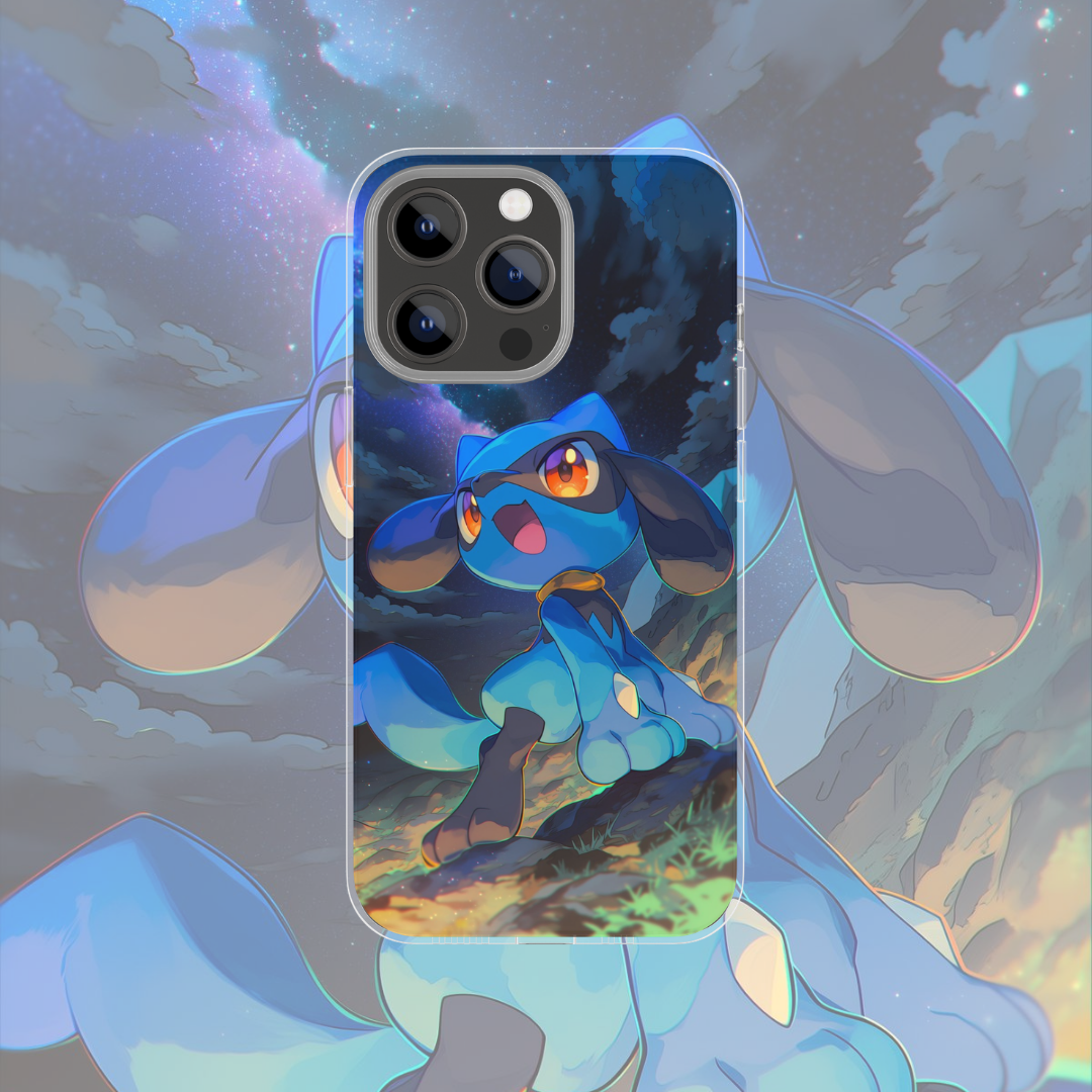 Coque de téléphone Riolu Pokémon en silicone - UnitGeeK