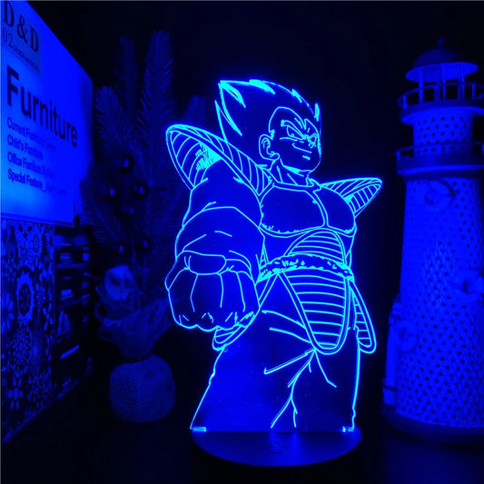 VEGETA 3D acrylic mood lamp - Dragon Ball