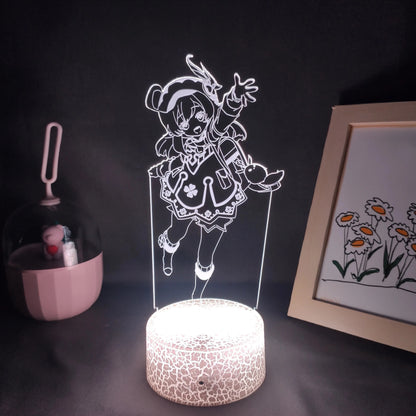 Lampe d'ambiance acrylique led KLEE 3D - Genshin Impact