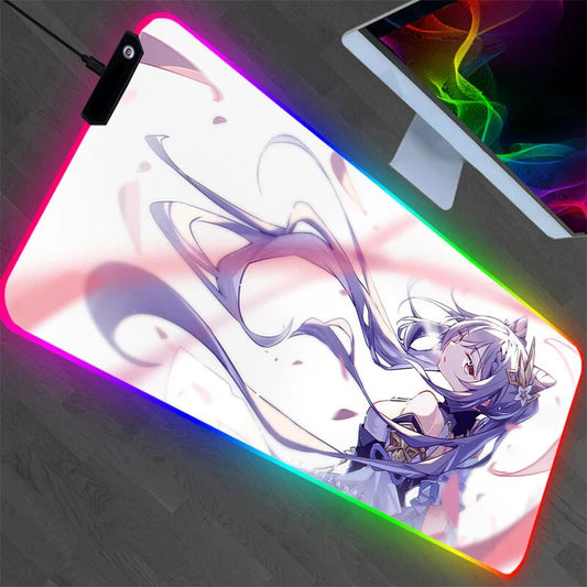 Tapis de souris LED KEQING - Genshin Impact