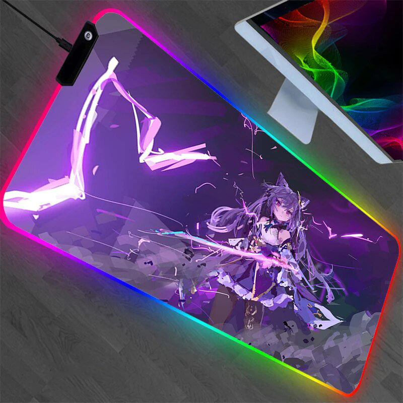 KEQING LED mouse pad - Genshin Impact