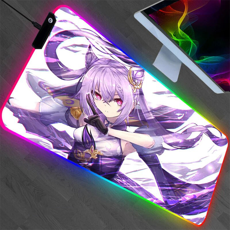 KEQING LED mouse pad - Genshin Impact