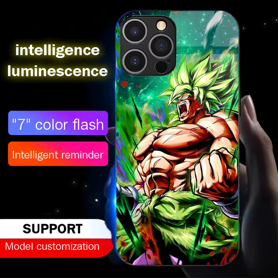 Coque de téléphone Broly Dragon Ball à led - UnitGeeK