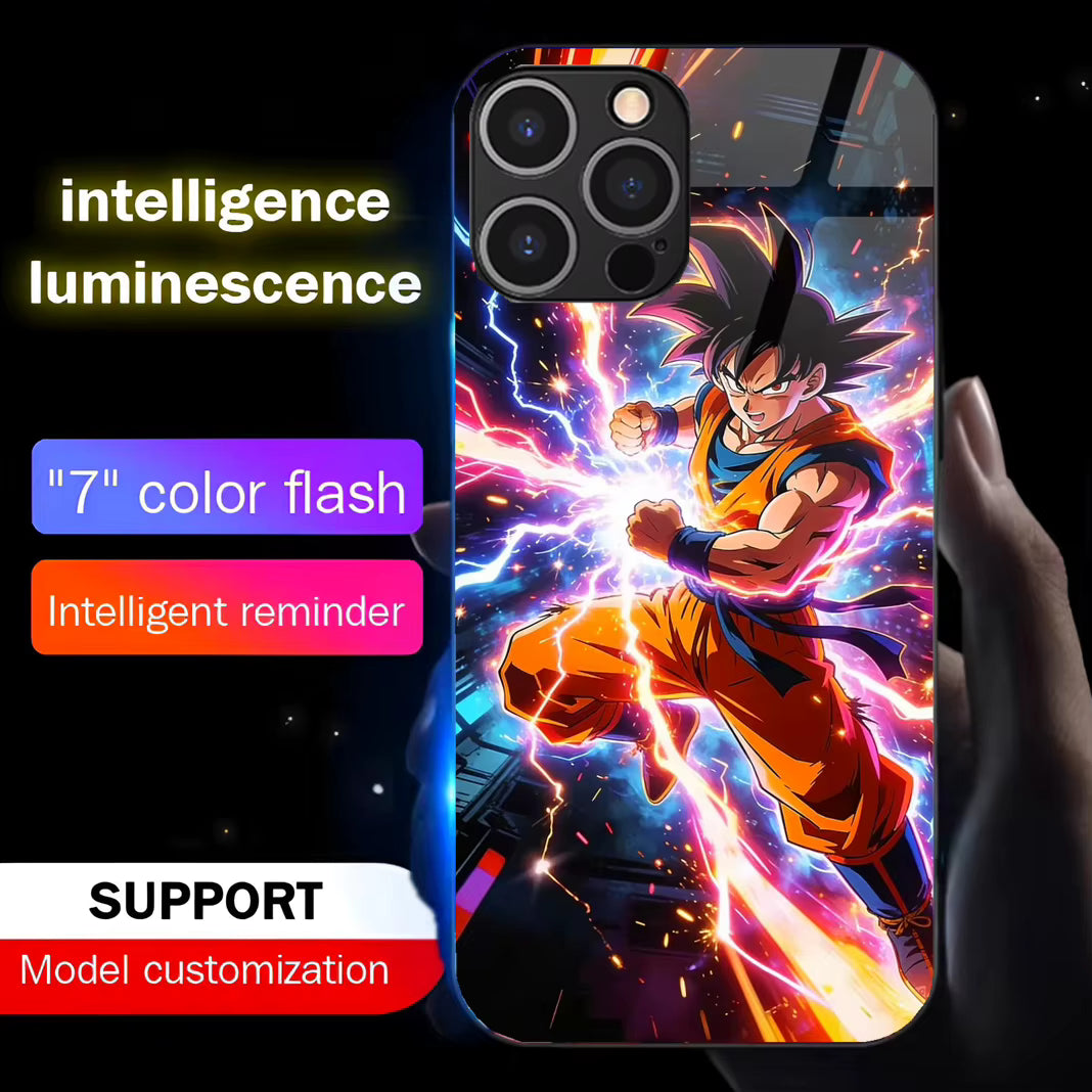 Coque de téléphone Goku Dragon Ball à led - UnitGeeK