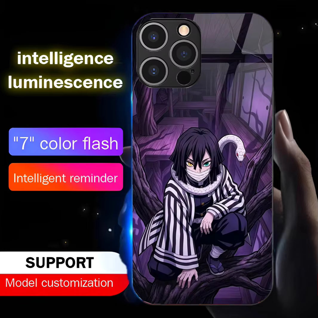 Coque de téléphone Obanai Demon Slayer à led - UnitGeeK
