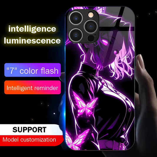 Coque de téléphone Shinobu Demon Slayer à led - UnitGeeK