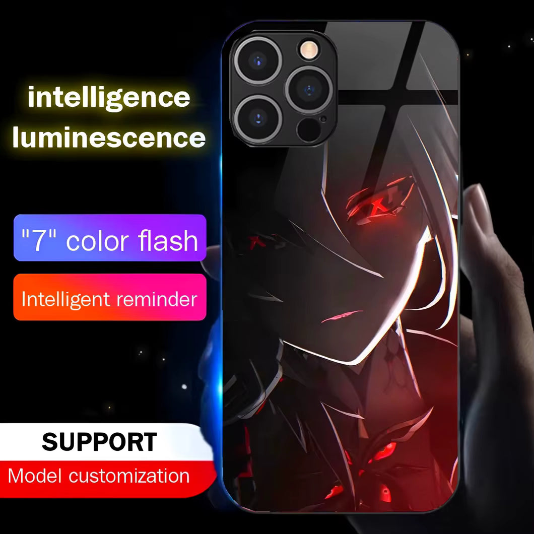 Coque de téléphone Arlecchino Genshin Impact à led - UnitGeeK