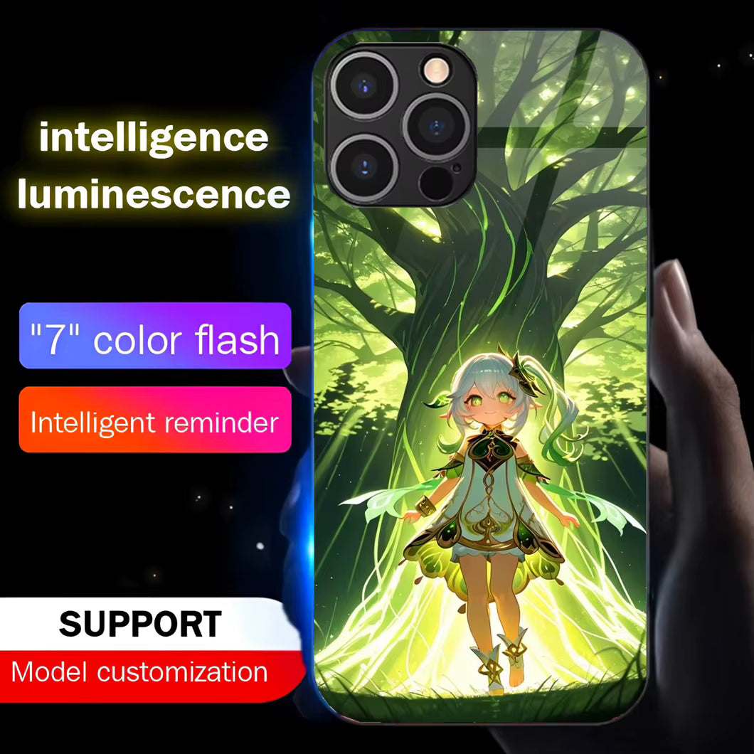 Coque de téléphone Nahida Genshin Impact à led - UnitGeeK