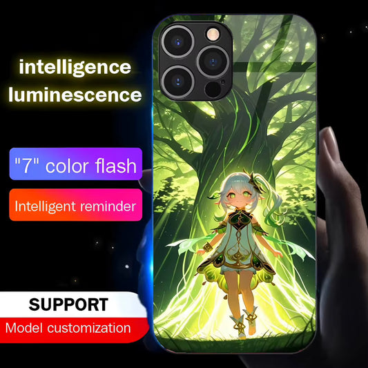 Coque de téléphone Nahida Genshin Impact à led - UnitGeeK