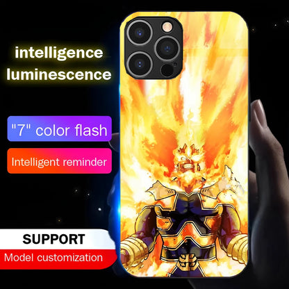 Coque de téléphone Endeavor My Hero Academia à led - UnitGeeK