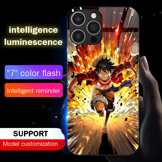 Coque de téléphone Luffy One Piece à led - UnitGeeK