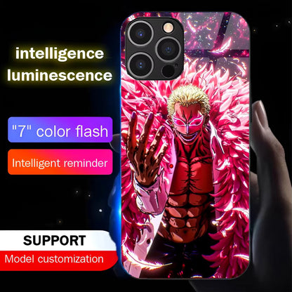 Coque de téléphone Doflamingo One Piece à led - UnitGeeK