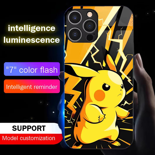Coque de téléphone Pikachu Pokémon à led - UnitGeeK