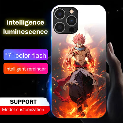Coque de téléphone Natsu Fairy Tail à led - UnitGeeK