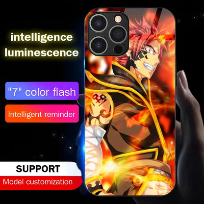 Coque de téléphone Natsu Fairy Tail à led - UnitGeeK