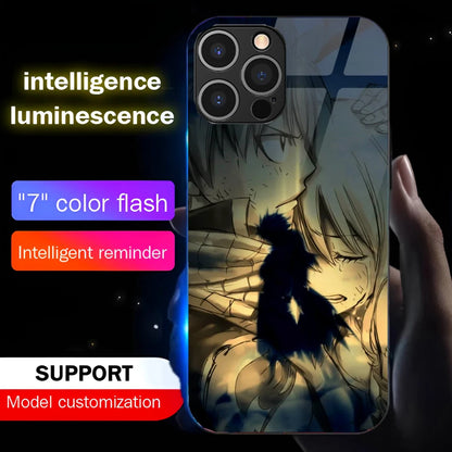 Coque de téléphone Lucy et Natsu Fairy Tail à led - UnitGeeK