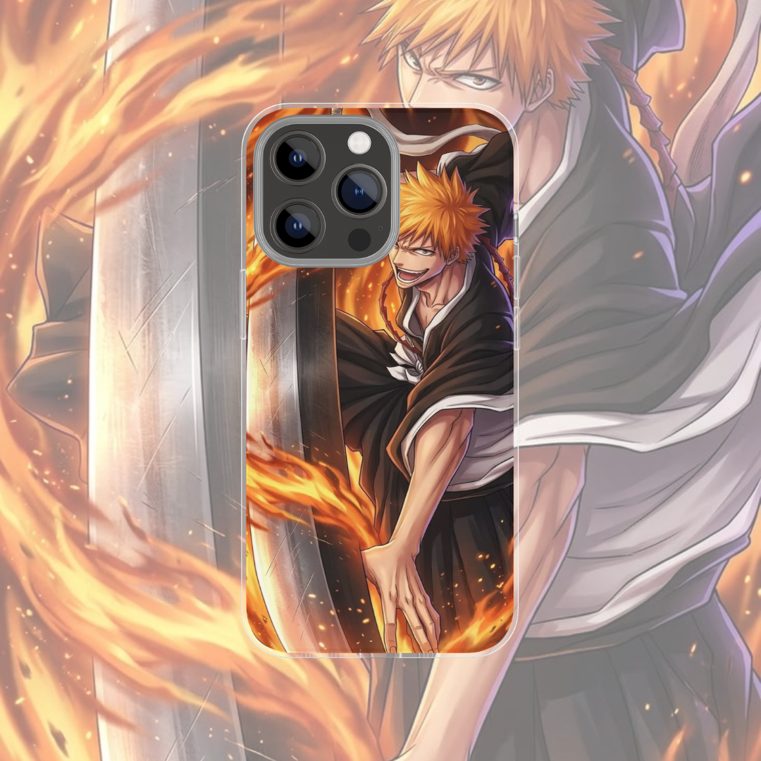 Coque de téléphone Ichigo Bleach en silicone - UnitGeeK