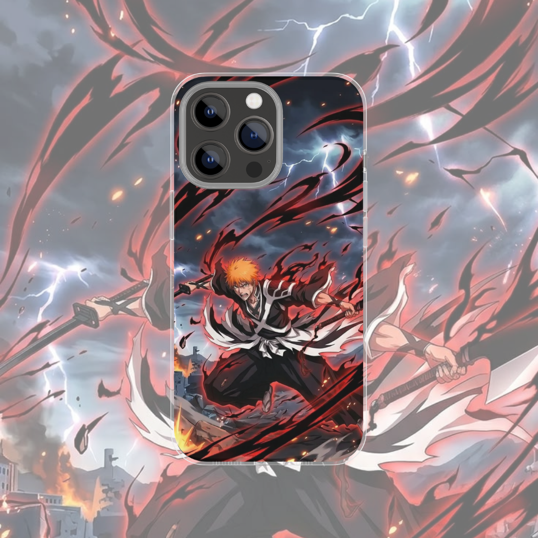 Coque de téléphone Ichigo Bleach en silicone - UnitGeeK