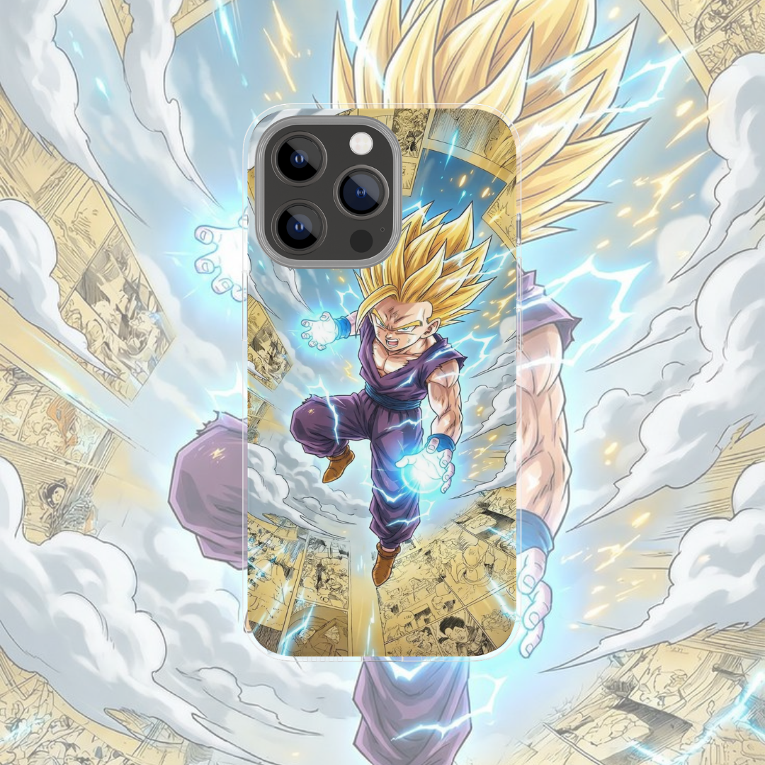 Coque de téléphone Gohan SSJ2 Dragon Ball en silicone - UnitGeeK