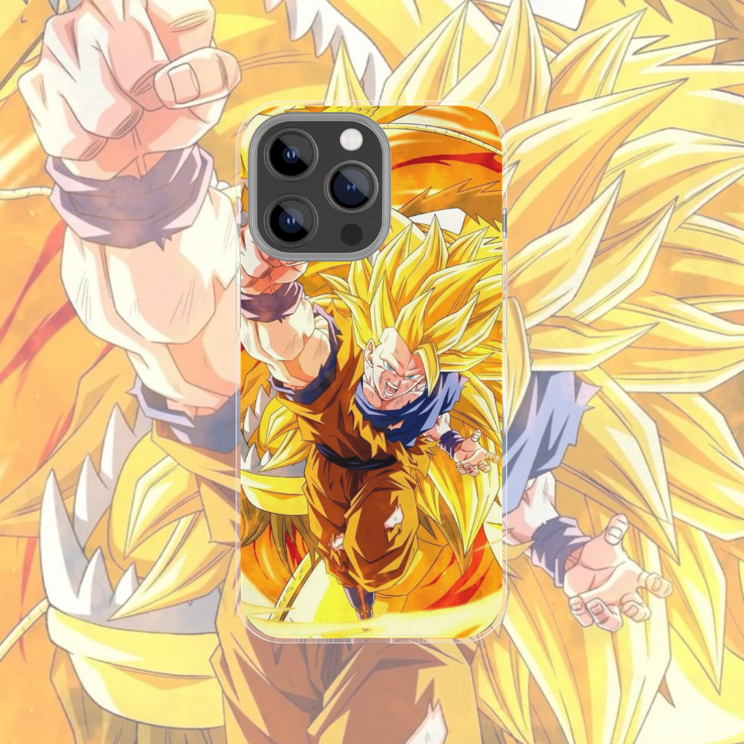 Coque de téléphone Goku SSJ3 Dragon Ball en silicone - UnitGeeK
