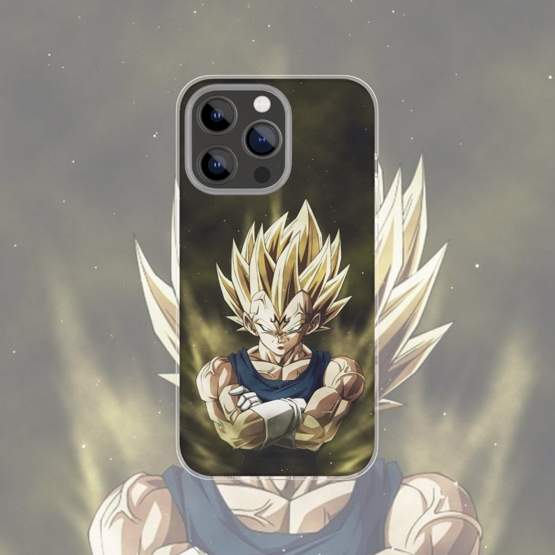Coque de téléphone Majin Vegeta Dragon Ball en silicone - UnitGeeK