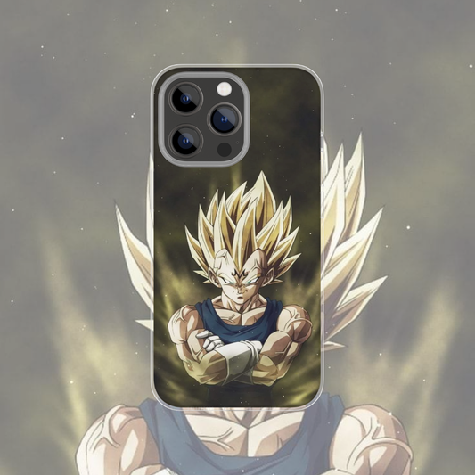 Coque de téléphone Majin Vegeta Dragon Ball en silicone - UnitGeeK