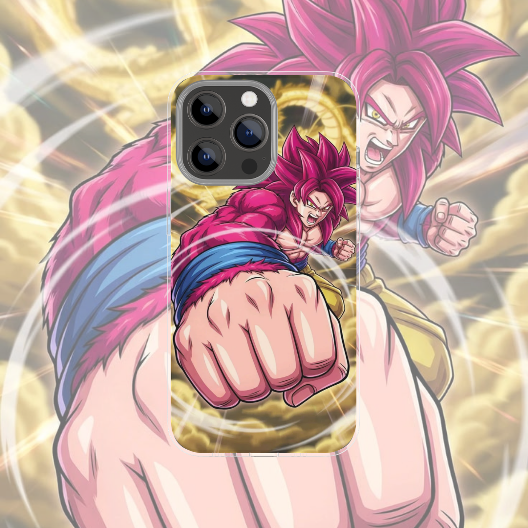 Coque de téléphone Goku SSJ4 Dragon Ball en silicone - UnitGeeK