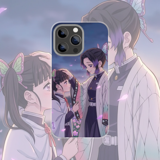 Coque de téléphone Kanao et Shinobu Demon Slayer en silicone - UnitGeeK