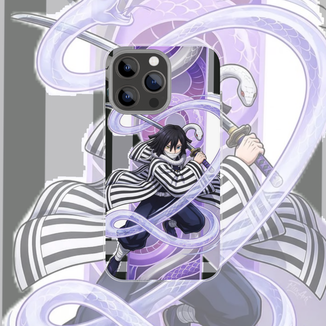 Coque de téléphone Obanai Demon Slayer en silicone - UnitGeeK