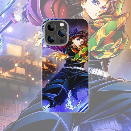 Coque de téléphone Giyu Demon Slayer en silicone - UnitGeeK