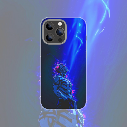 Coque de téléphone Akaza Demon Slayer en silicone - UnitGeeK