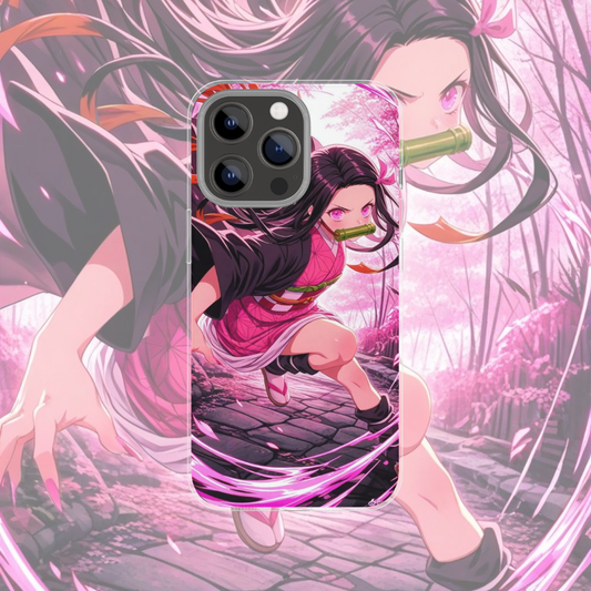 Coque de téléphone Nezuko Demon Slayer en silicone - UnitGeeK