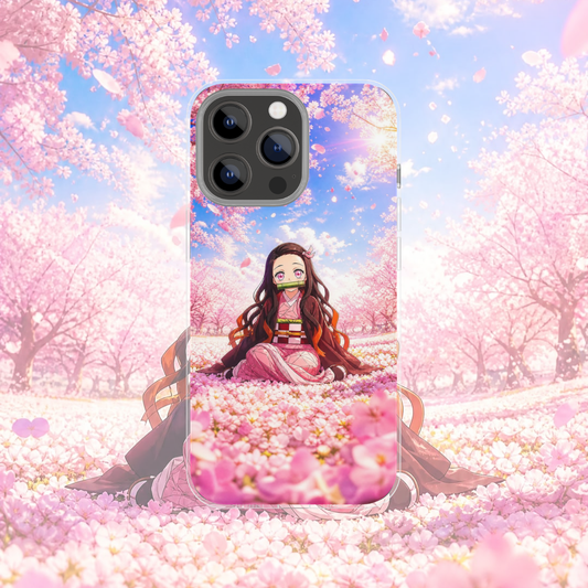 Coque de téléphone Nezuko Demon Slayer en silicone - UnitGeeK